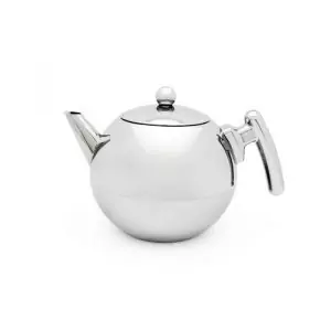 Bredemeijer Teekanne - Duet Bella Ronde - 1,2L - flacher Boden chrom