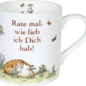 Könitz Becher / Tasse - Rate mal wie lieb ich Dich hab