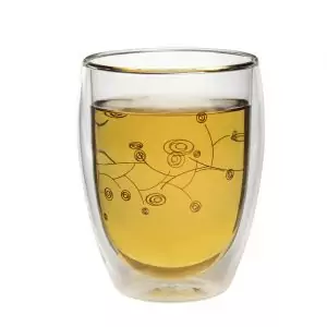 Doppelwandiges Teeglas - Borsilikatglas - Khora - 0,35l