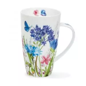 DUNOON Fine Bone China JUMBO Tasse / Becher -  HENL MEADOW BREEZE BLUE