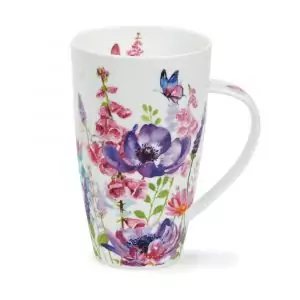 DUNOON Fine Bone China JUMBO Tasse / Becher -  HENL MEADOW BREEZE PURPLE