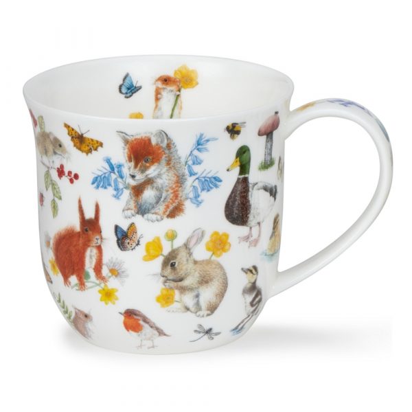 DUNOON Fine Bone China JUMBO Tasse / Becher -  Wildwood Fuchs