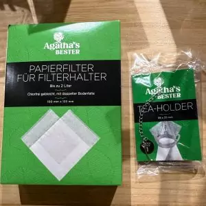 Agathas Bester Set aus Papierfilter & Filterhalter