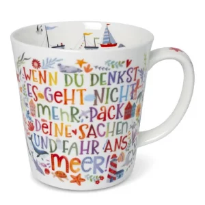 MAASS Fine Bone China Tasse / Becher - BUNTES MEER