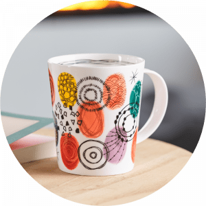 Eigenart Fine Bone China Tasse / Becher - Balloon