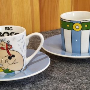 Könitz Espresso Tasse mit Unterteller - Serie Asterix